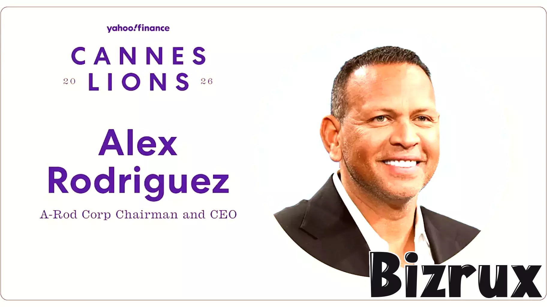 A-Rod talks his journey through the 'two B's': Baseball & Business