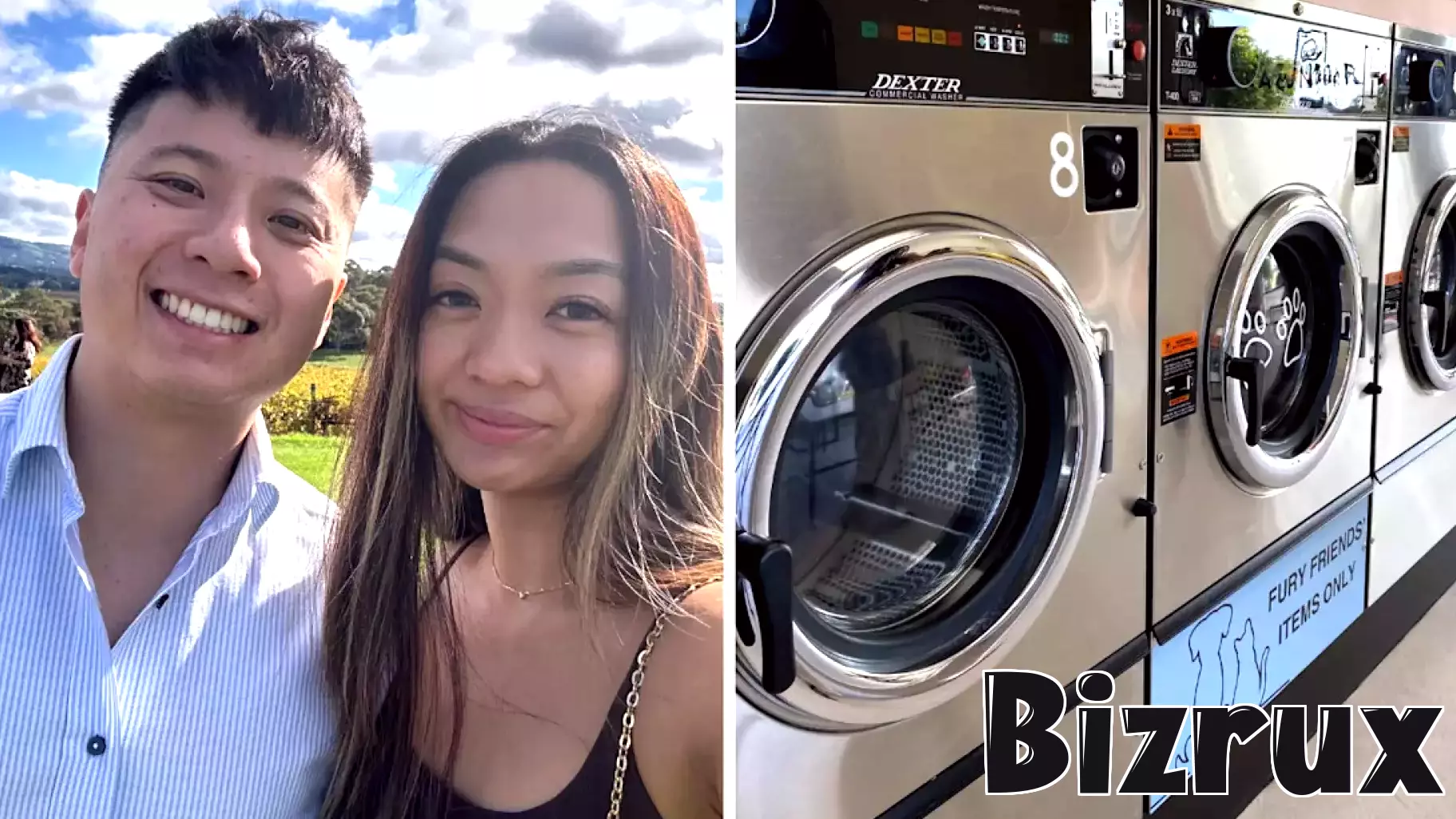 Couple making $120,000 with laundromat side hustle as passive business trend booms