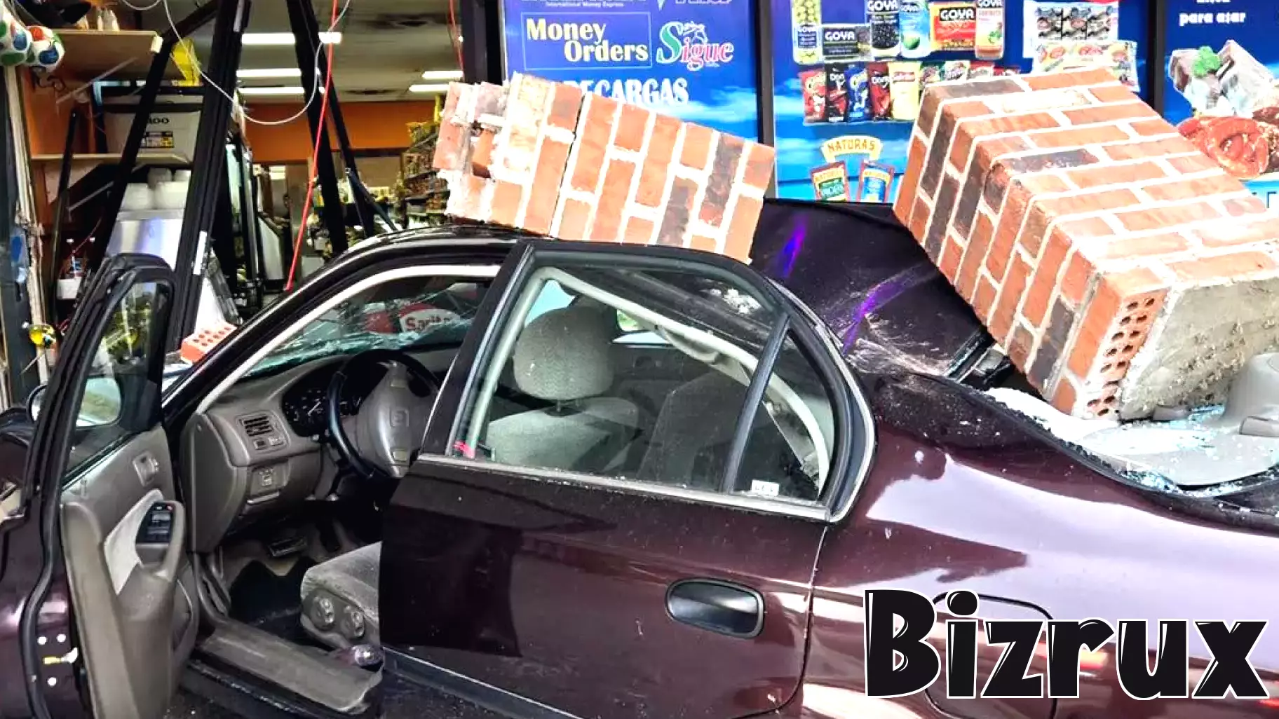 Teenager in hospital after car crashes into Chesterfield business