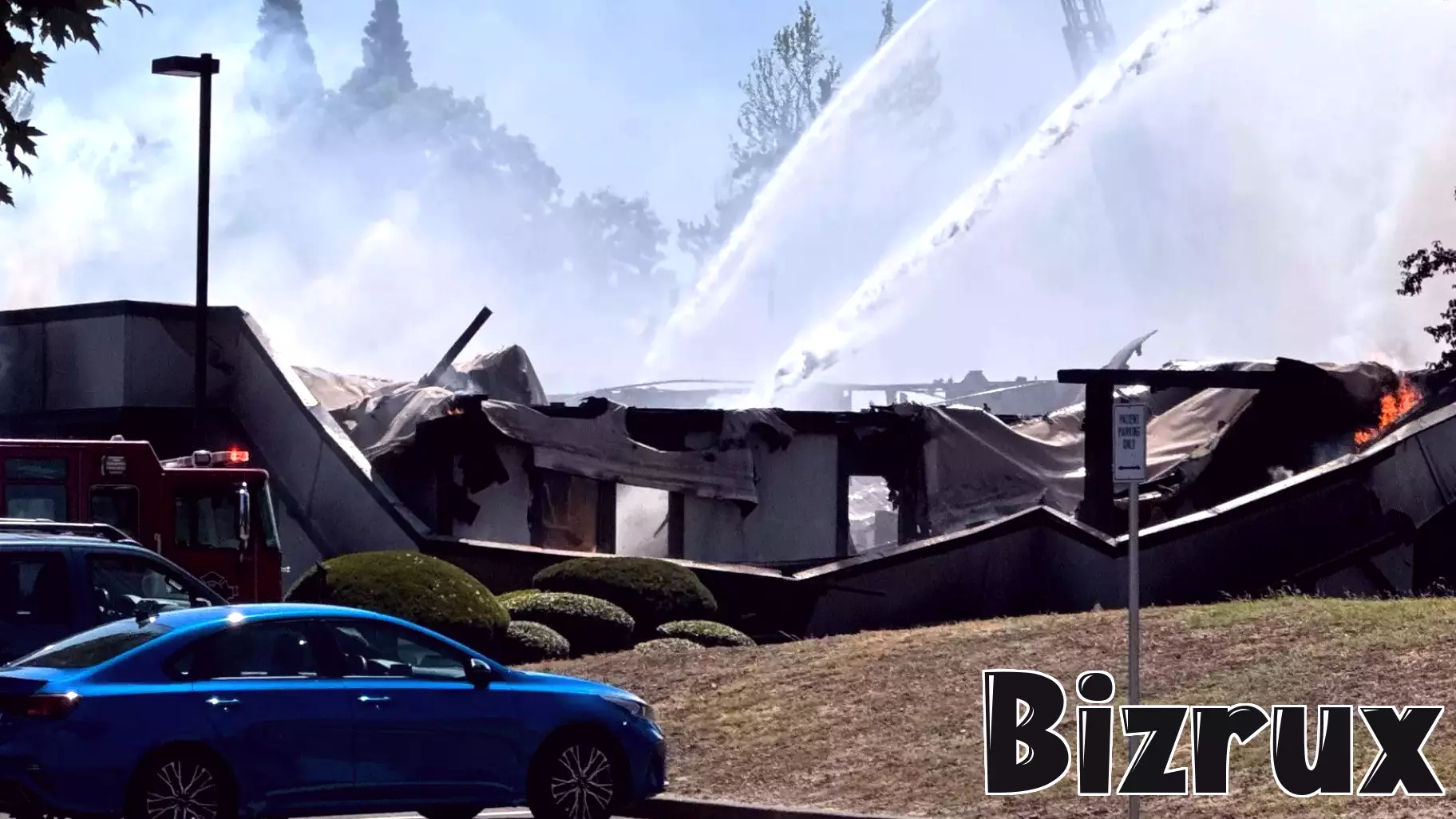 Two-Alarm Fire Breaks Out at Business Near Lancaster Drive in Northeast Salem
