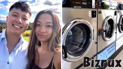 Couple making $120,000 with laundromat side hustle as passive business trend booms