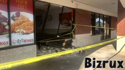 Vehicle Crashes into Dothan Business Entrance