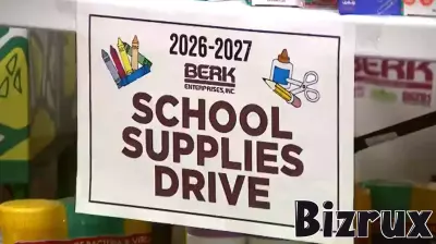 Warren business continues tradition by giving out school supplies